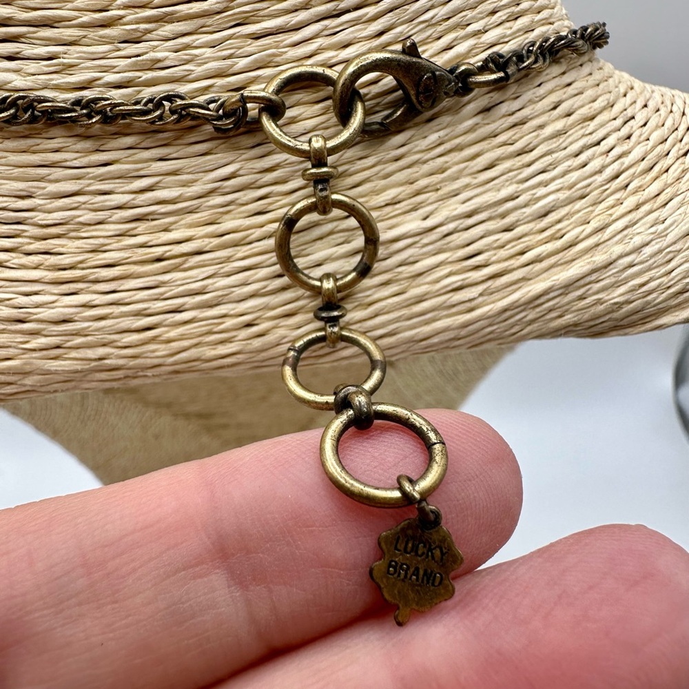 Elegant Black and Gold Deer Pendant Necklace by Lucky Brand - Picture 5 of 7